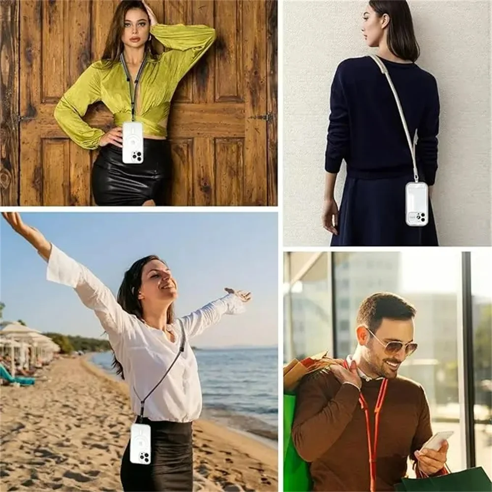 สายคล้องโทรศัพท์มือถือคุณภาพสูง หมุนได้ สีสันสดใส พกพาสะดวก สำหรับกิจกรรมกลางแจ้ง อุปกรณ์เสริมเคสโทรศัพท์