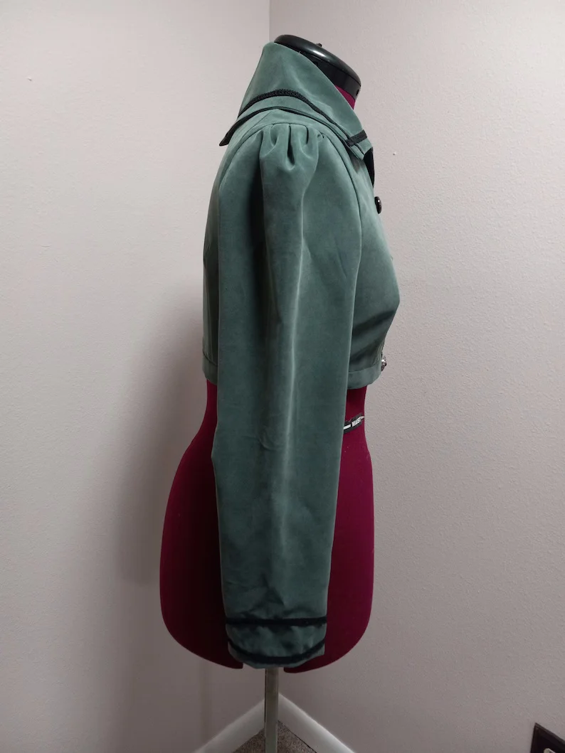 Regency Empire Spencer Jacket Women's Gothic Victorian Military Coat Medieval Jane Austen Tea Party Top Theatre Reenactment