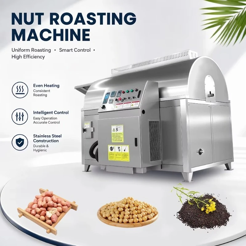 Industrial Oil Seed Roasting Machine Seed Roasting Machine Fully Automatic High Efficiency