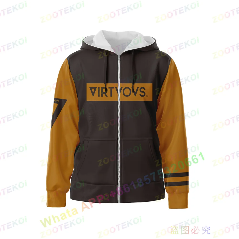 Virtuous Mens Hipster Hip Hop Zipper Hoodie Print Hooded Pullover Sweatshirt