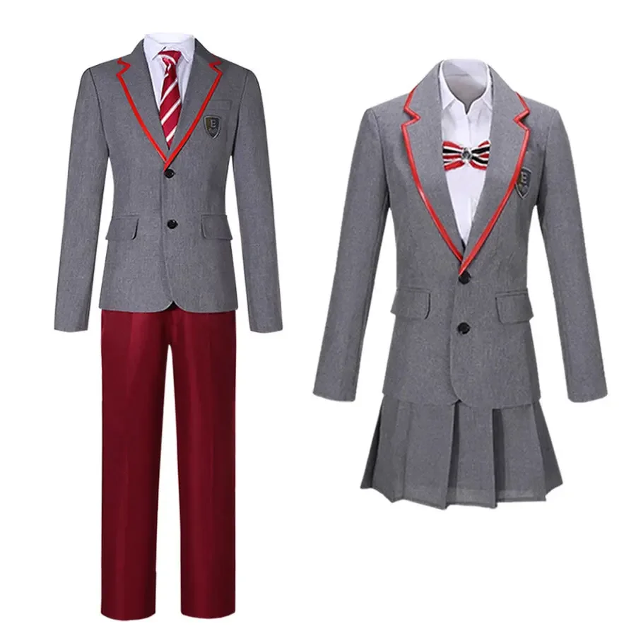 

New TV Series Elite Season School Uniform Cosplay Costume Men Women Halloween Party Show JK Outfits XS-XL