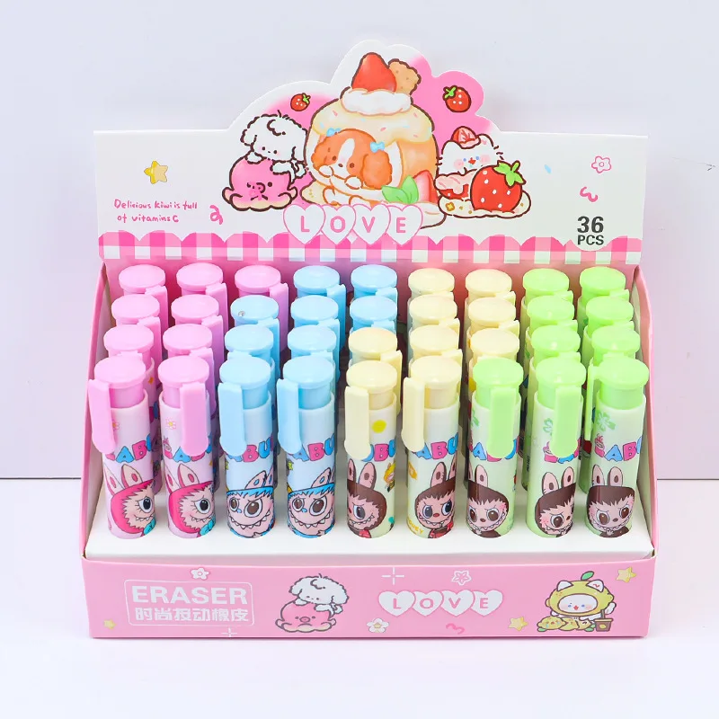 Scalable Eraser Random Yanse3/5/10 Creative Pressure Eraser Drawing Pencil Eraser Office Supplies Student Stationery image 5