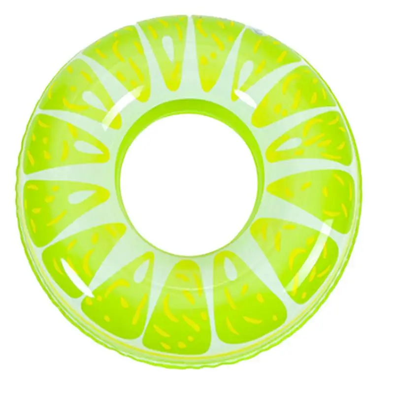 

Fruit Pool Floats Swim Tube Raft Watermelon Kiwi Orange Lime Fruit Inflatable Pool Floats Fun Large Pool Ring Float Portable