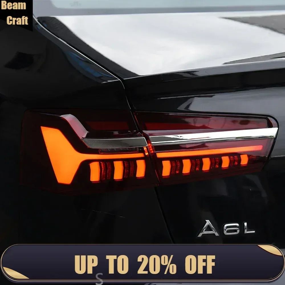 Modified Car Taillights Assembly for Audi A6 C7 A6L S6 2012-2015 Upgrade 2021 High Configuration Penetrating Styling Accessories