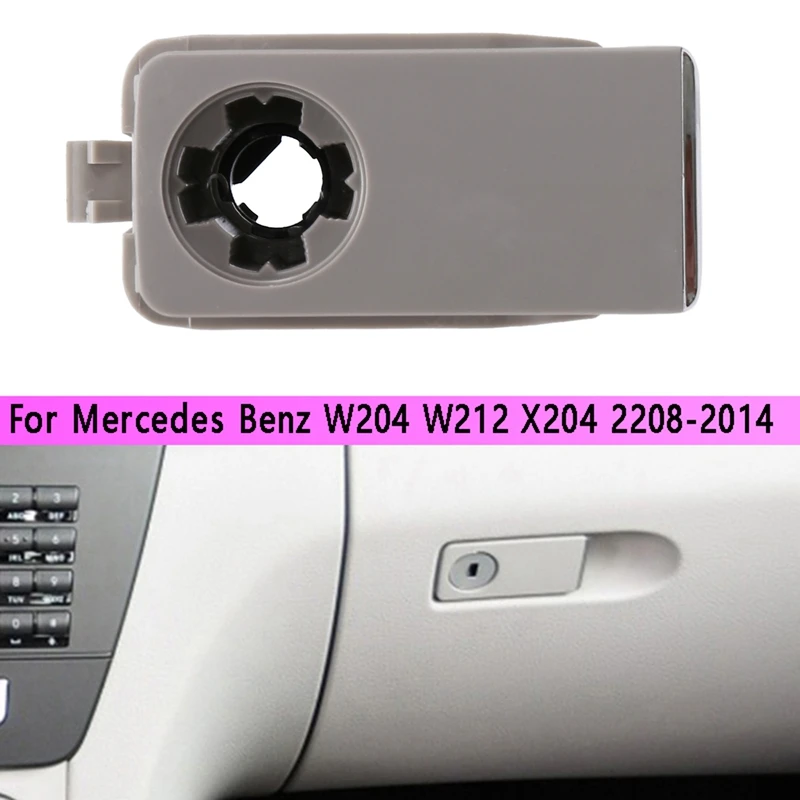 Car Glove Box Switch Handle Storage Box Handle Glove Box 2046800001 For Mercedes Benz W204 W212 X204 2008-2014