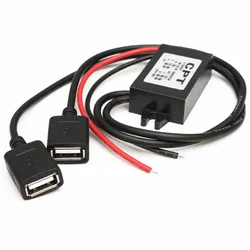 12V to 5V 3A 15W DC-DC Step Down Buck Converter Power Supply Module for Car Male Female USB Adapter Mini USB Micro USB Adapter