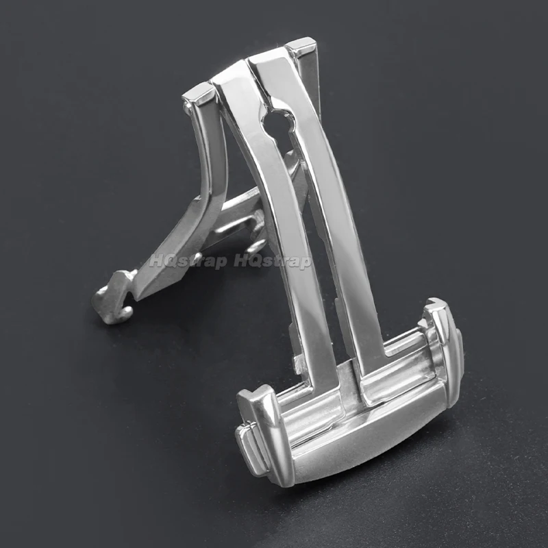 16mm 18mm 20mm Metal Folding Buckle for Omega Clasp Stainless Steel Butterfly Deployment Button Watches Accessorise Tools