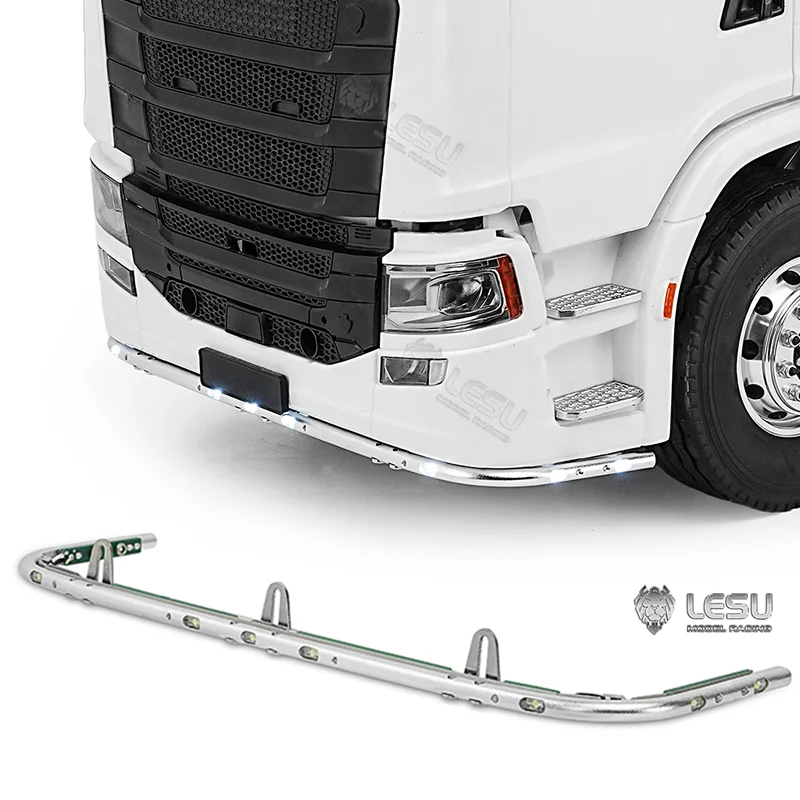 

770S Metal Front Bumper Spotlights for 1/14 Tamiya LESU RC Truck SCANIA 770S 56368 Car Accessories
