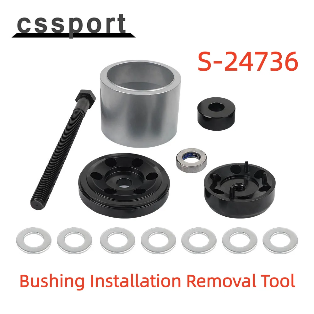 S-24736 Narrow Beam Bushing Installation Removal Tool Kit For Hendrickson T-4 T-6 T-9 T-15 T-17 Air Suspension