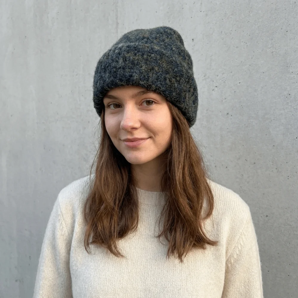 Retro Mixed Color Striped Beanie Hat Keep Warm Soft Knitted Cap Thickeneded Windproof Warm Hat Gift