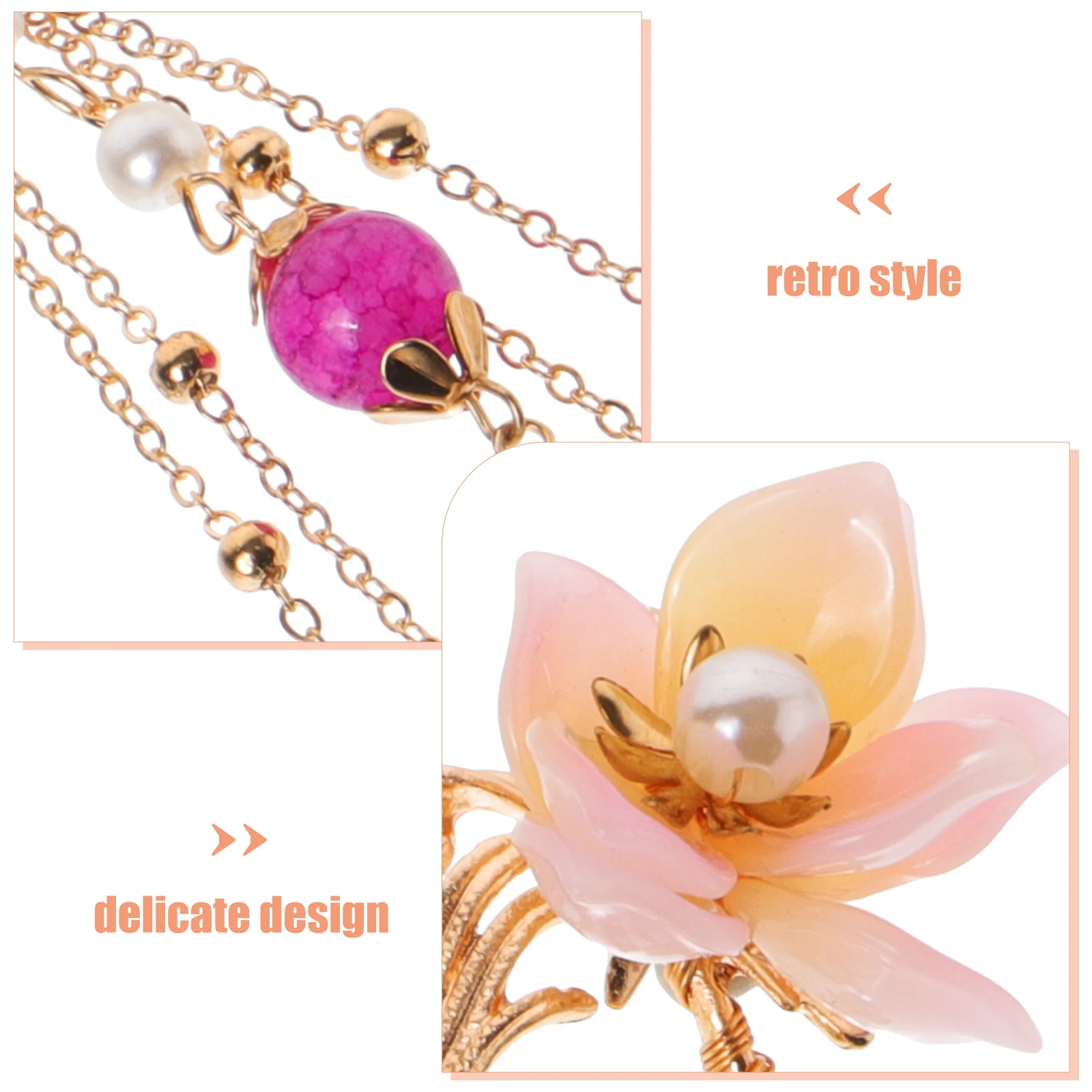 

1pc Pearl Hairpin Retro Chinese Style Vintage Hair Clip Long Tassel Step Shake Classical Hairpin For Women Girls Cosplay