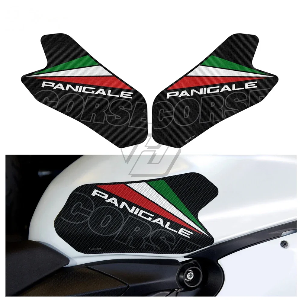 

For Ducati Panigale 899 959 1199 1299 V2 Sticker Motorcycle Anti-slip Side Tank Pad Protection Knee Grip Mat