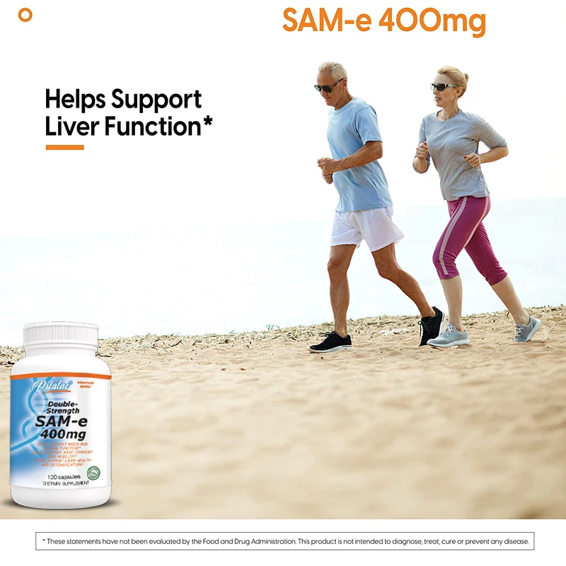 Sam-E 400 Mg Memory Capsules, Nootropic Supplement for Brain Support, Joint Health Promotion and Liver Support