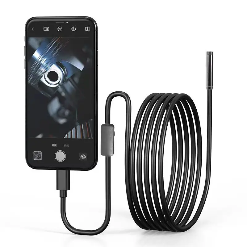 8mm Endoscope Camera Waterproof Inspection Camera USB Car Endoscope Borescope IOS Endoscope For iOS System