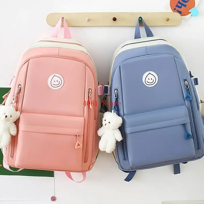 5-pcs-set-lona-mochila-escolar-mochila-alca-saco-viagem-mochila-lona-saco-armazenamento-para-menina-mulher
