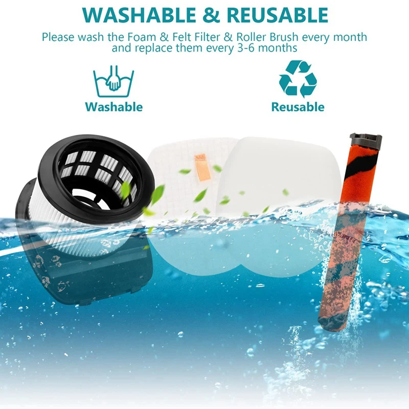 อะไหล่แปรงลูกกลิ้งแผ่นกรอง HEPA สำหรับ IZ201UK ฉลาม IZ251UK อะไหล่เครื่องดูดฝุ่น IC300