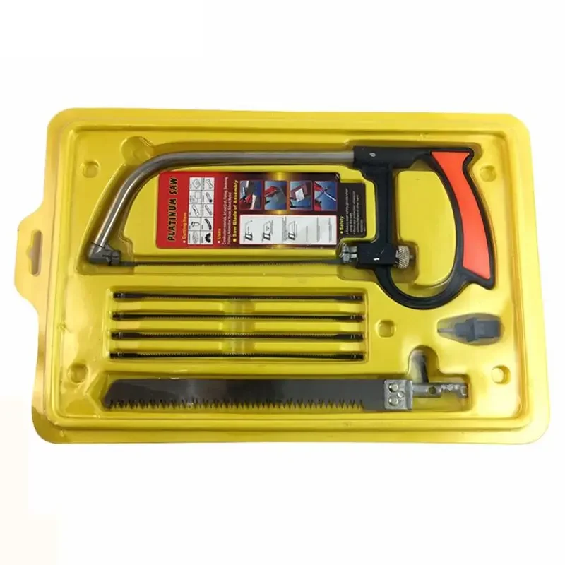 7-in-1 magic multipurpose small hacksaw frame steel saw blade woodworking wire saw hand saw set