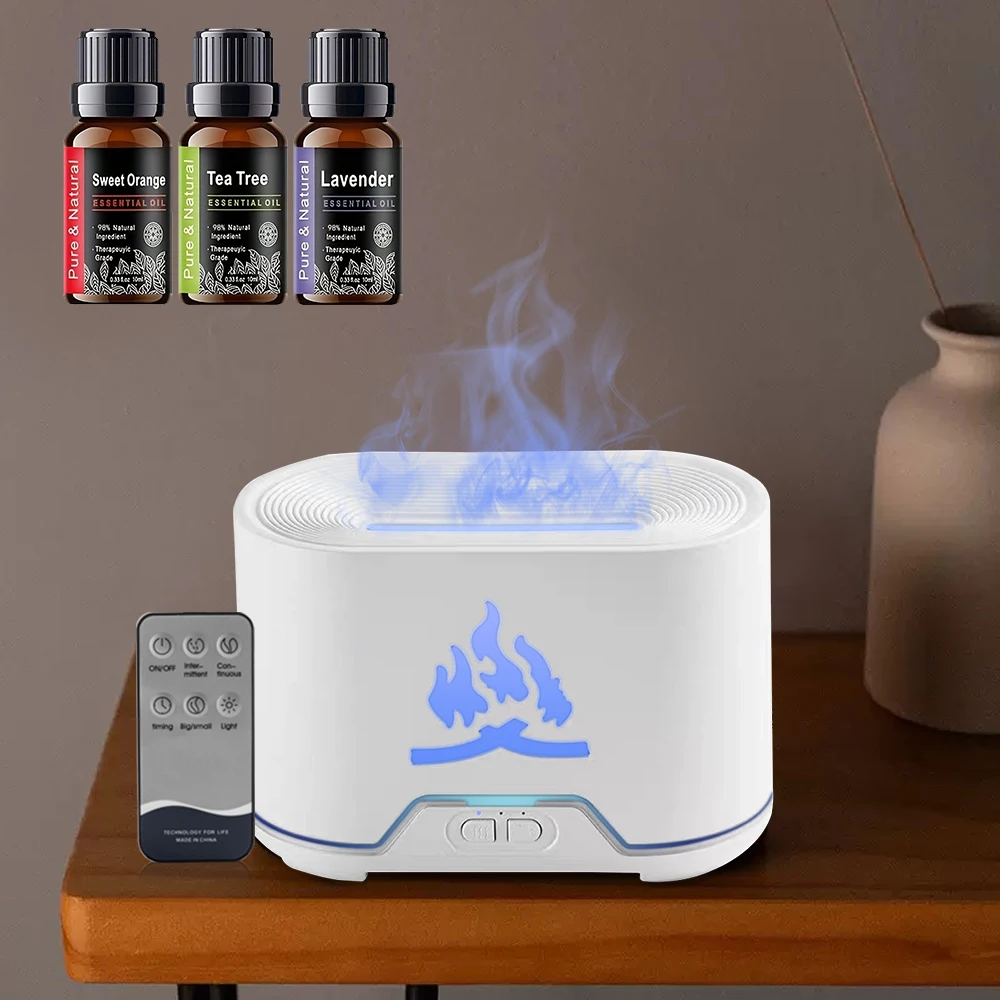 

Smart Aroma Diffuser & Humidifier | Flameless 7-Color LED Night Light for Bedroom (USB Powered)