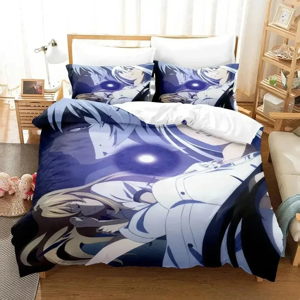 

Fashion Anime Brynhildr in The Darkness Bedding Set Single Twin Full Queen King Size Bed Set Adult Kid Bedroom Duvet cover Sets