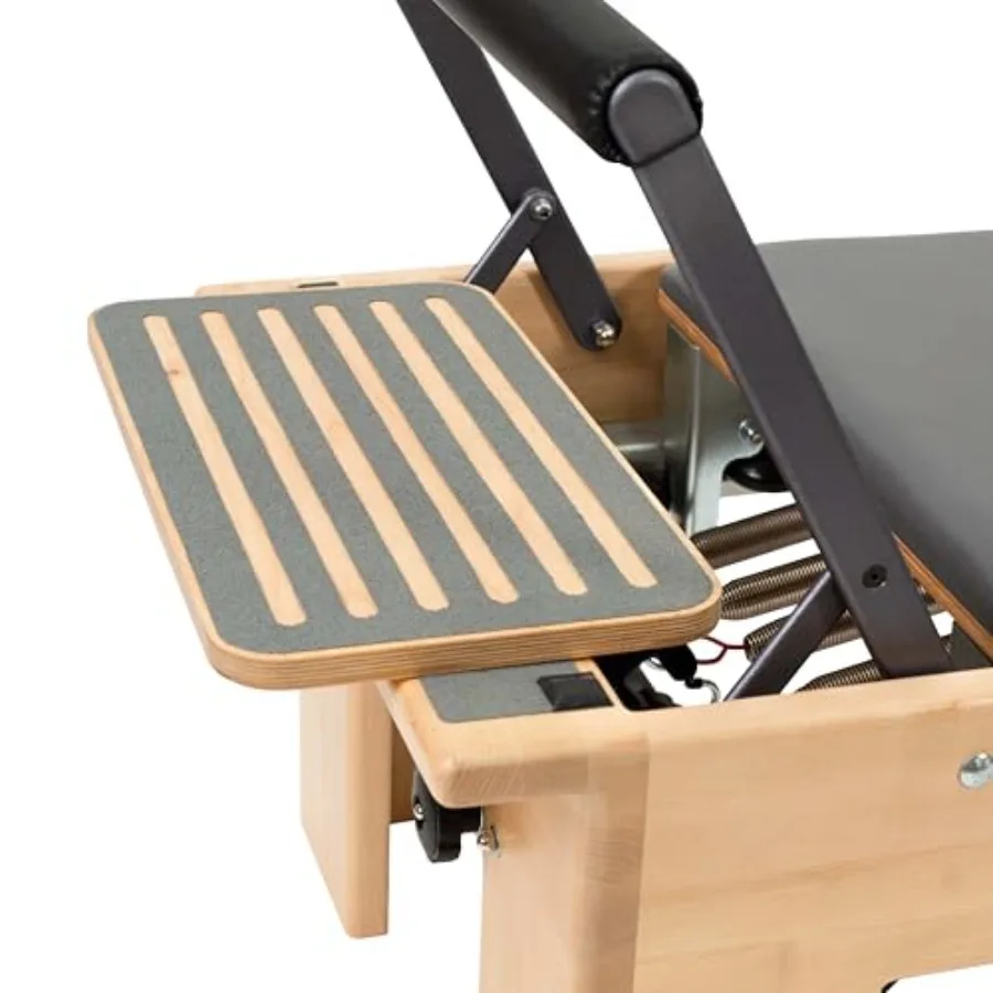 

Oversized Platform Reformer Extender for Studio or Home Pilates Gym Non-Slip Fitness Accessory in Black Durable and Stable Desi