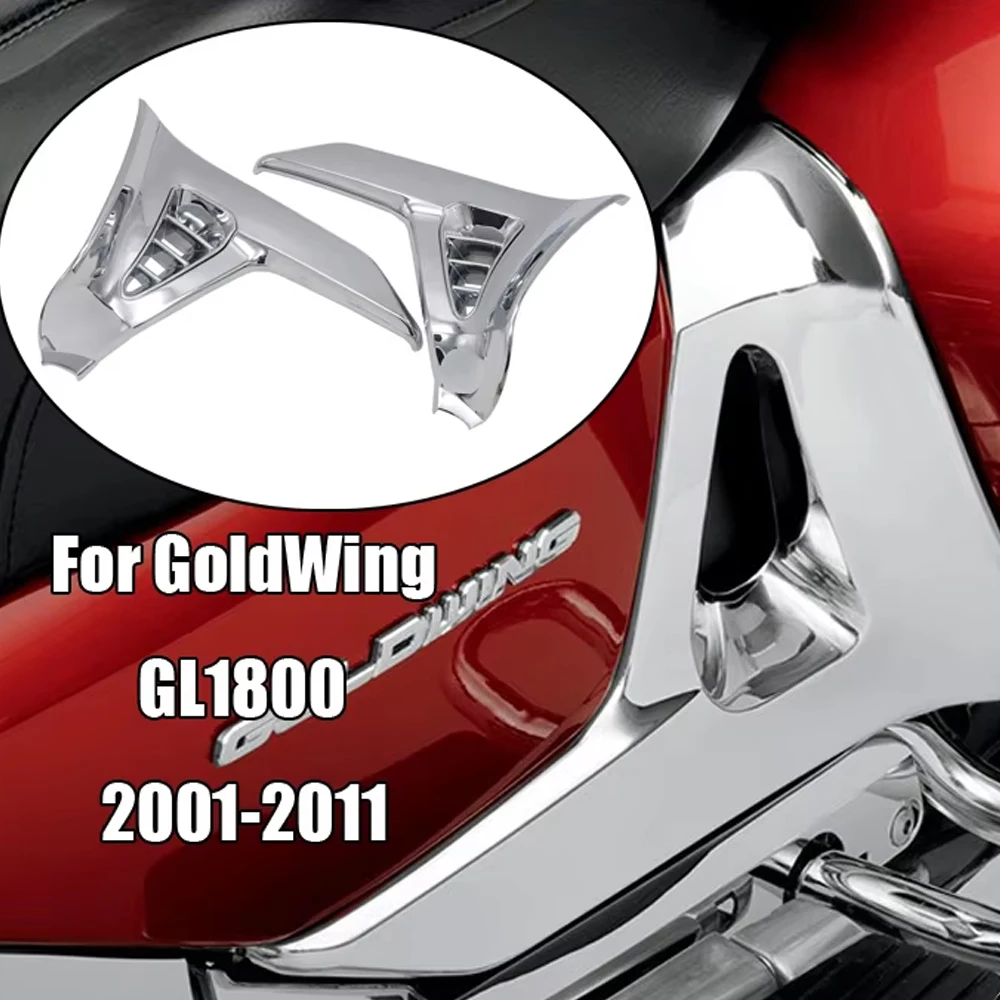 

Chrome Triangle Cover For Honda GoldWing GL 1800 GL1800 gl1800 Chrome Left Right Motorcycle Parts Modified accessories 2001-2011