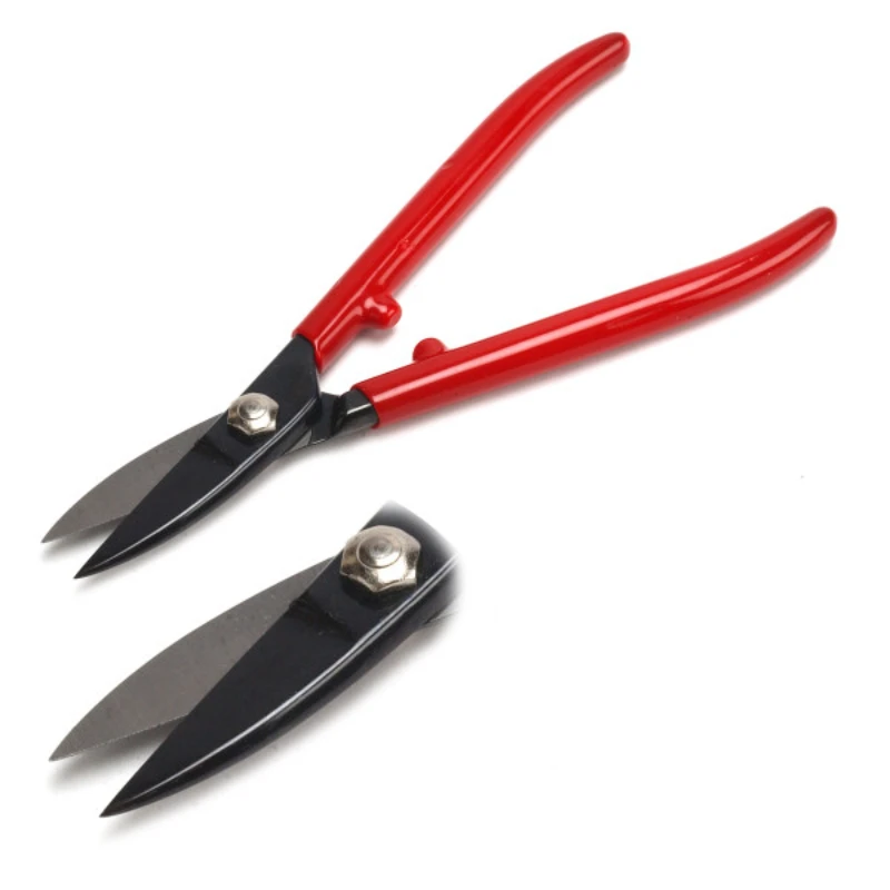 

Red handle long mouth scissors