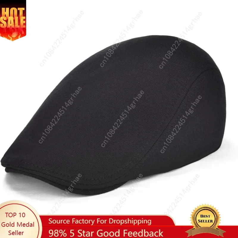 

Men's Cotton Flat Ivy Gatsby Newsboy Driving Hat Cap