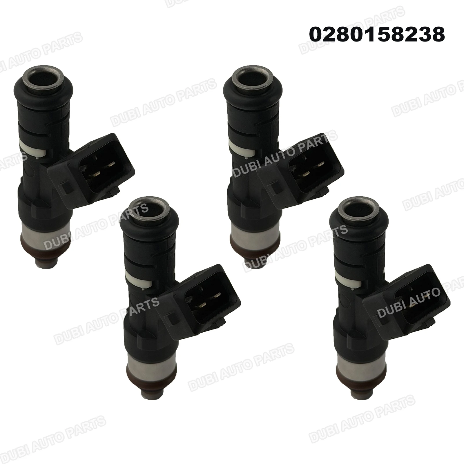 

1/4Pcs Fuel Injectors Valve 0280158238 For FORD FOCUS II III FIESTA 1.6 2010- ECOSPORT C-MAX AM5G-9F593-BA 1674854 AM5G9F593BA
