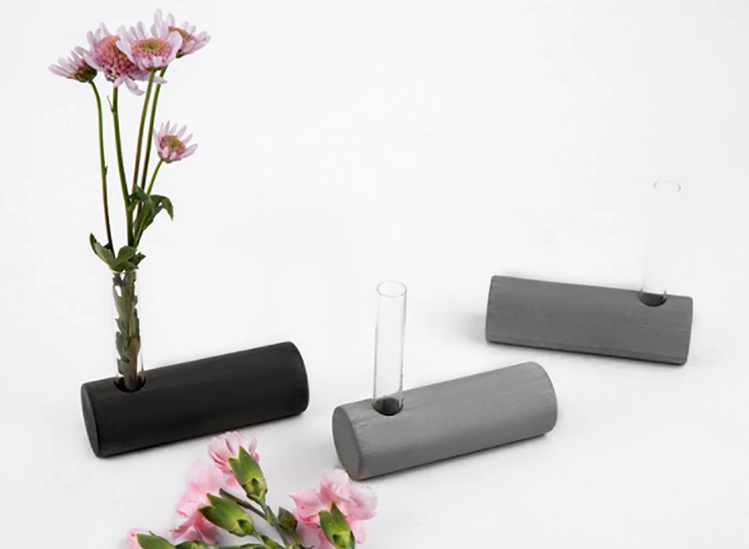 Concrete silicone mold table top decoration flowerpot mold cement hydroponics vase mold