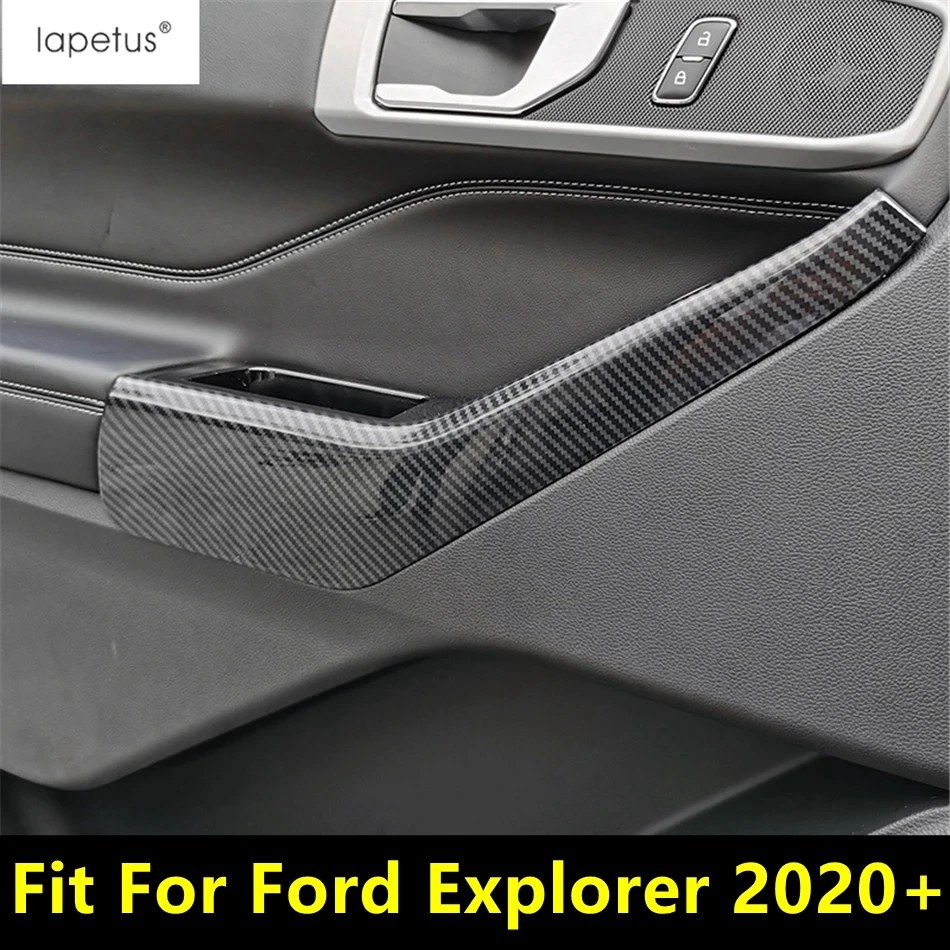 

Car Inner Door Armrest Panel Strip Decoration Cover Trim For Ford Explorer 2020 - 2023 Carbon Fiber / Matte Interior Accessories