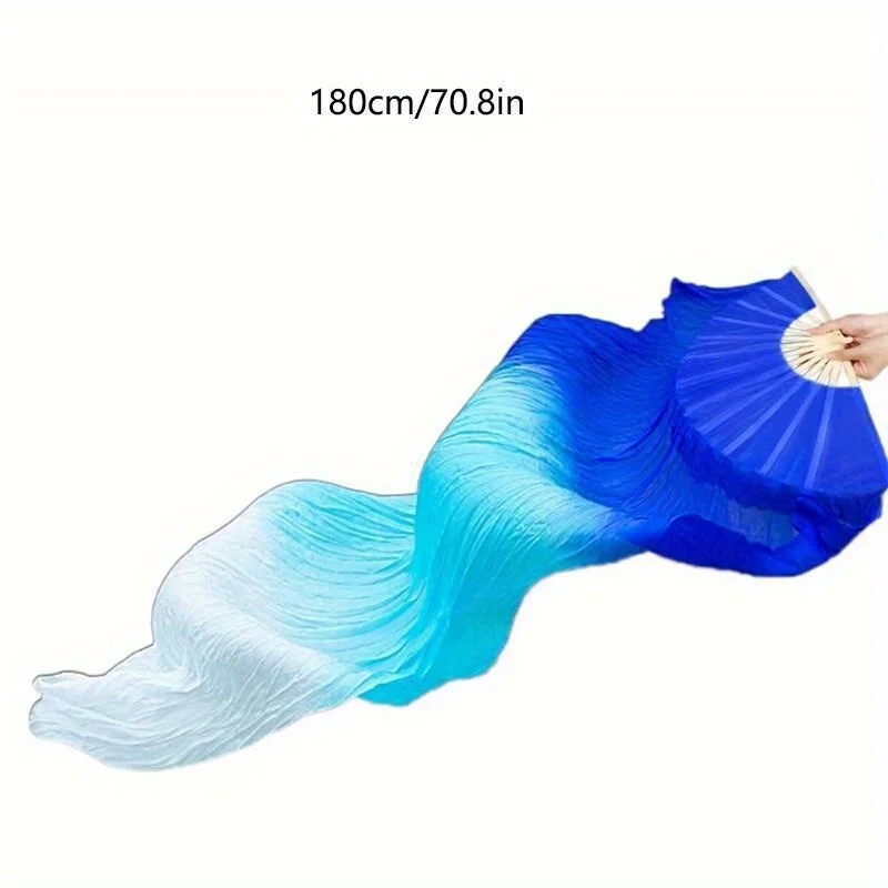 2PCS Folding Fans Available In 4 Colors, Ideal For Dance Events, Raves, Festivals, And Performances