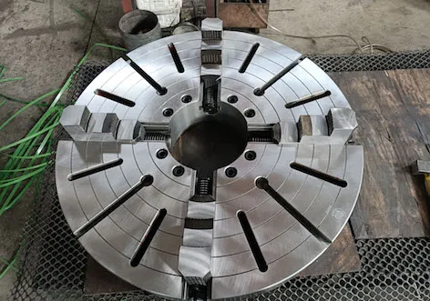 One Meter Four Jaw Independent Adjustable Chuck K72 1000 Manual Lathe Four Jaw Chuck