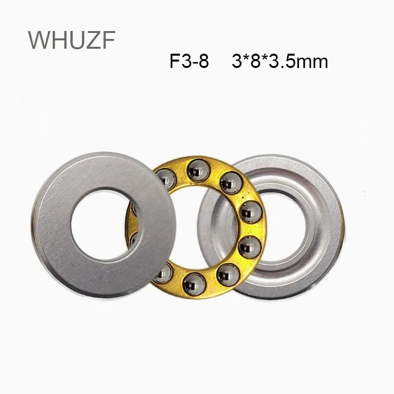 

Free Shipping 10/20pcs F3-8M 3x18x3.5mm High Quality 3x8x3.5mm Axial Ball Thrust Bearing F3-8M bearing F3-8 F3 8M