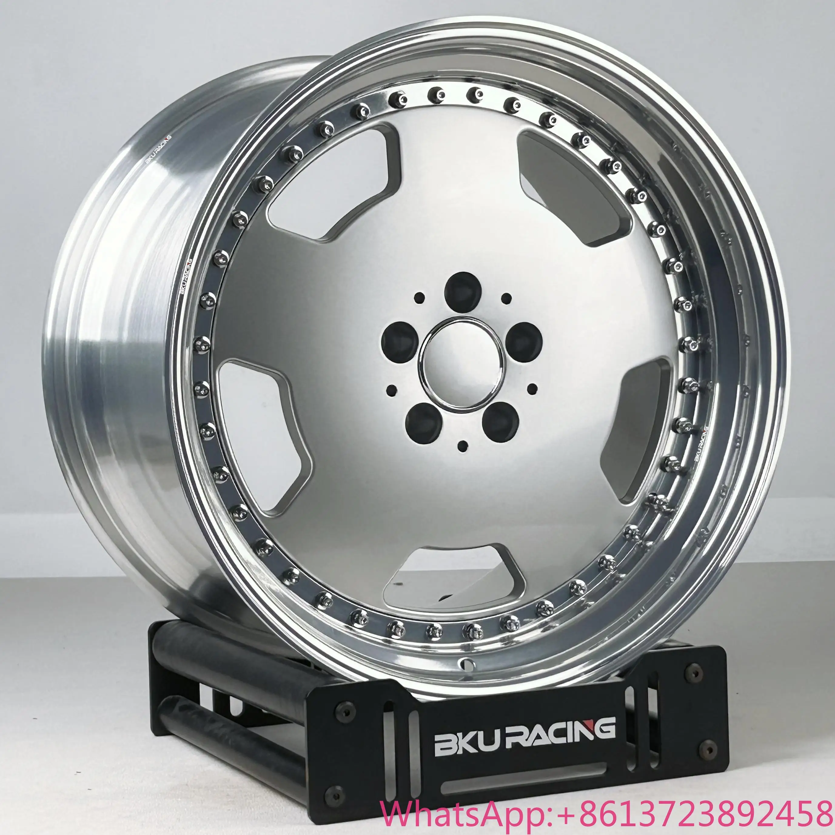 

BKU 2 Piece Forged Wheels for Mercedes W124 W140 W126 190e W220 W201 17 18 19 Inch Rims 5x112 Alloy Classic Deep Dish Rims