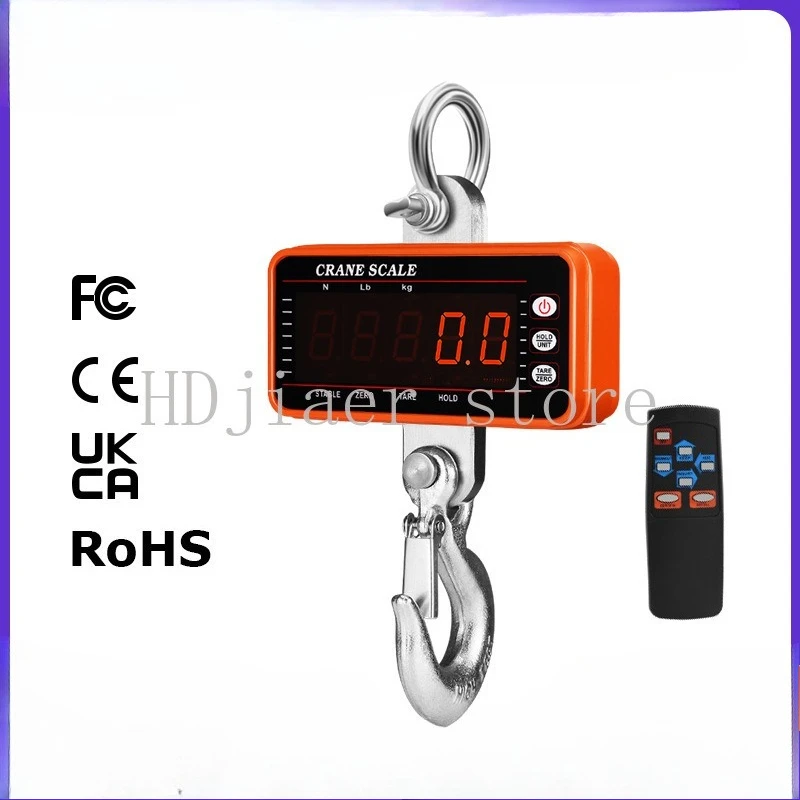 

1500Kg electronic hanging scale industrial hook hook scale wireless hanging scale