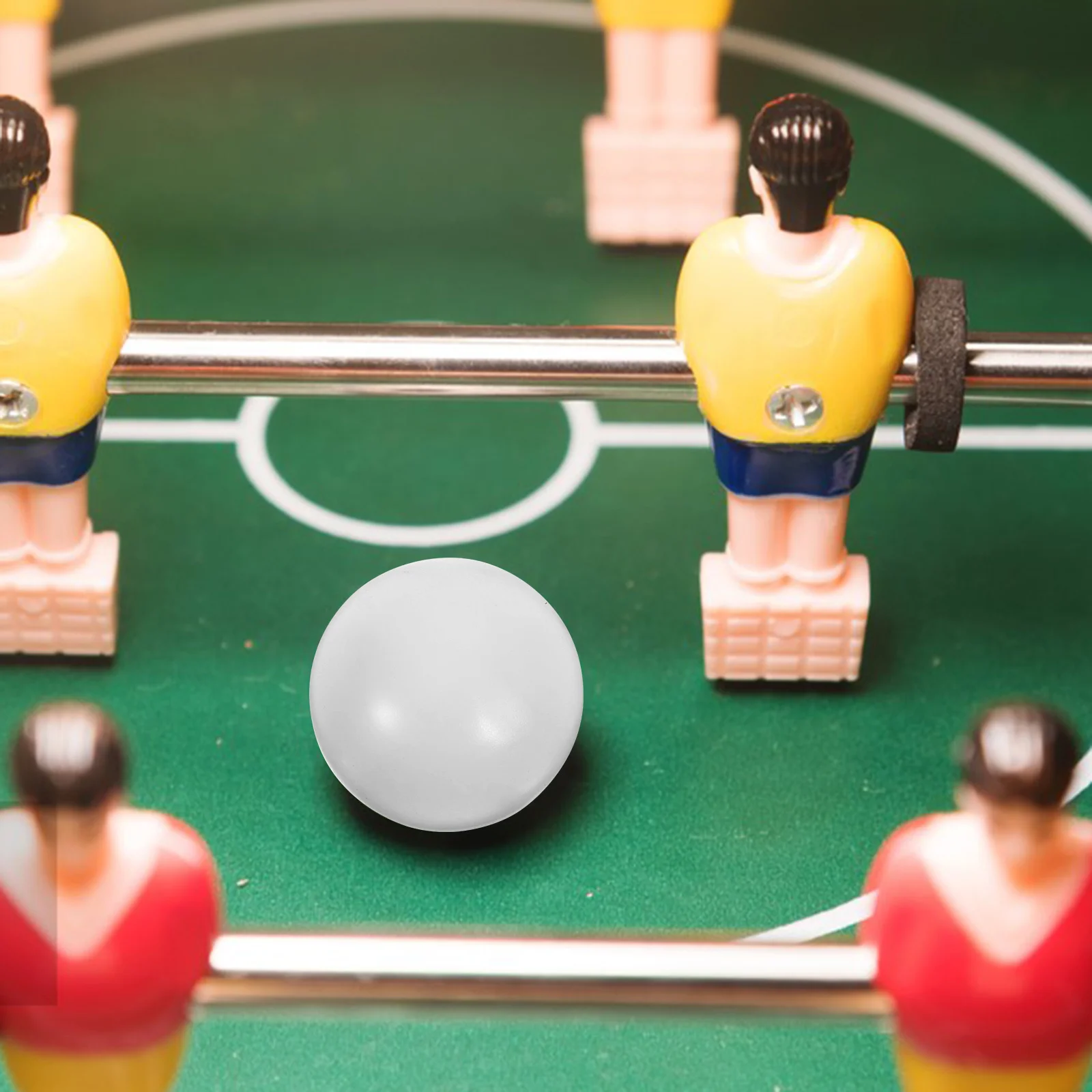 12 個ミニテーブルサッカーボール耐久性のある光沢のある交換用フーズボールテーブルデスクトップサッカーアクセサリーパーティー用品
