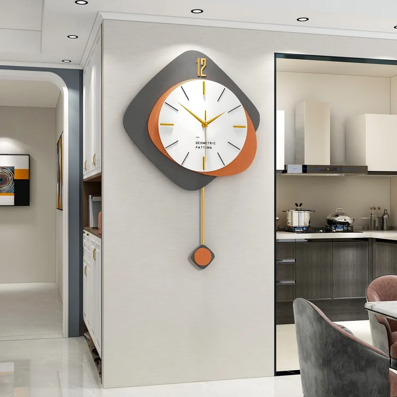 

Wall Clock for Living Room, Simple Modern Home Decoration, Creative Hanging Table