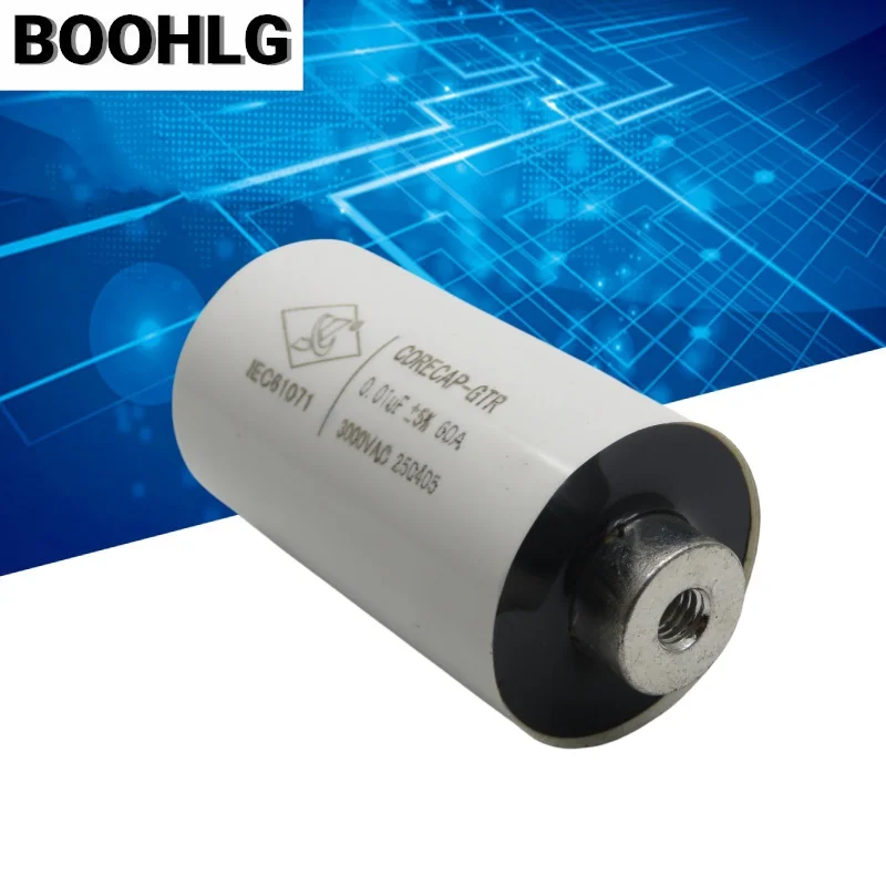 1PCS High Frequency High Voltage Resonant Capacitor 0.01UF 3000VAC 60A