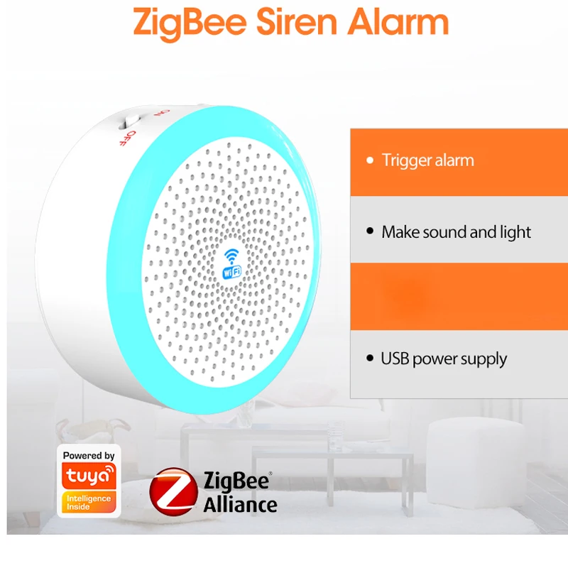 สัญญาณเตือนไซเรนอัจฉริยะสําหรับการรักษาความปลอดภัยภายในบ้าน