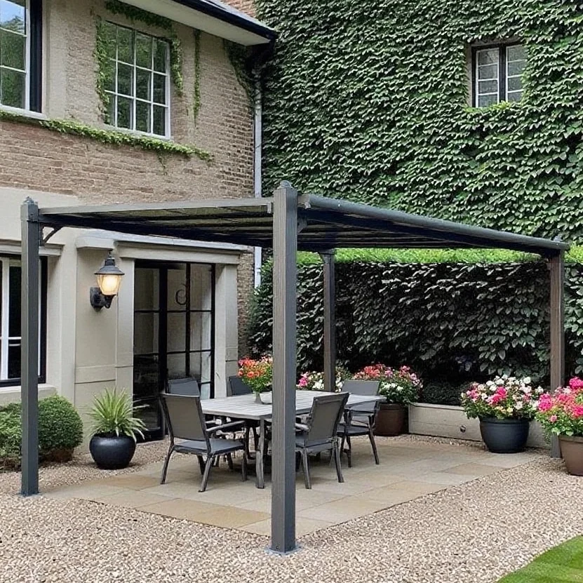 Customizable Outdoor Awning Courtyard Outdoor Canopy Aluminum Alloy Assembled Parking Shed Patio Villa Yard