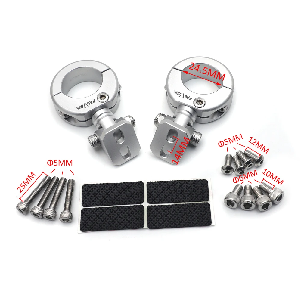 

Adjustable Mount Bracket 20-27MM For Bumper Modified Headlight Stand Spotlight Support Motorbike Parts