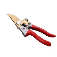 Garden Bypass  Professional Plant Fruit Tree Pruning Shears SK5 HIGH Carbon Golden Steel   Garden Manual Pruner Scissors