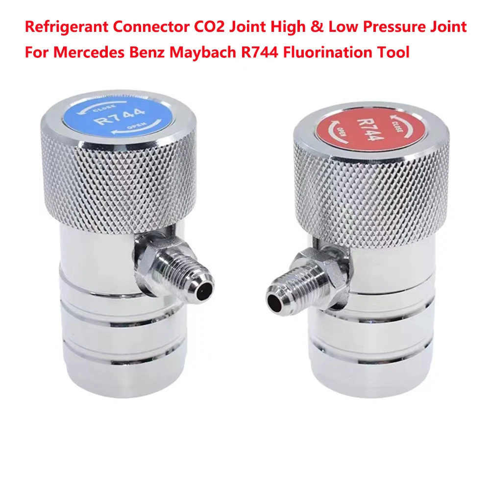 

Refrigerant Connector CO2 Joint High & Low Pressure Joint For Mercedes Benz Maybach R744 Fluorination Tool