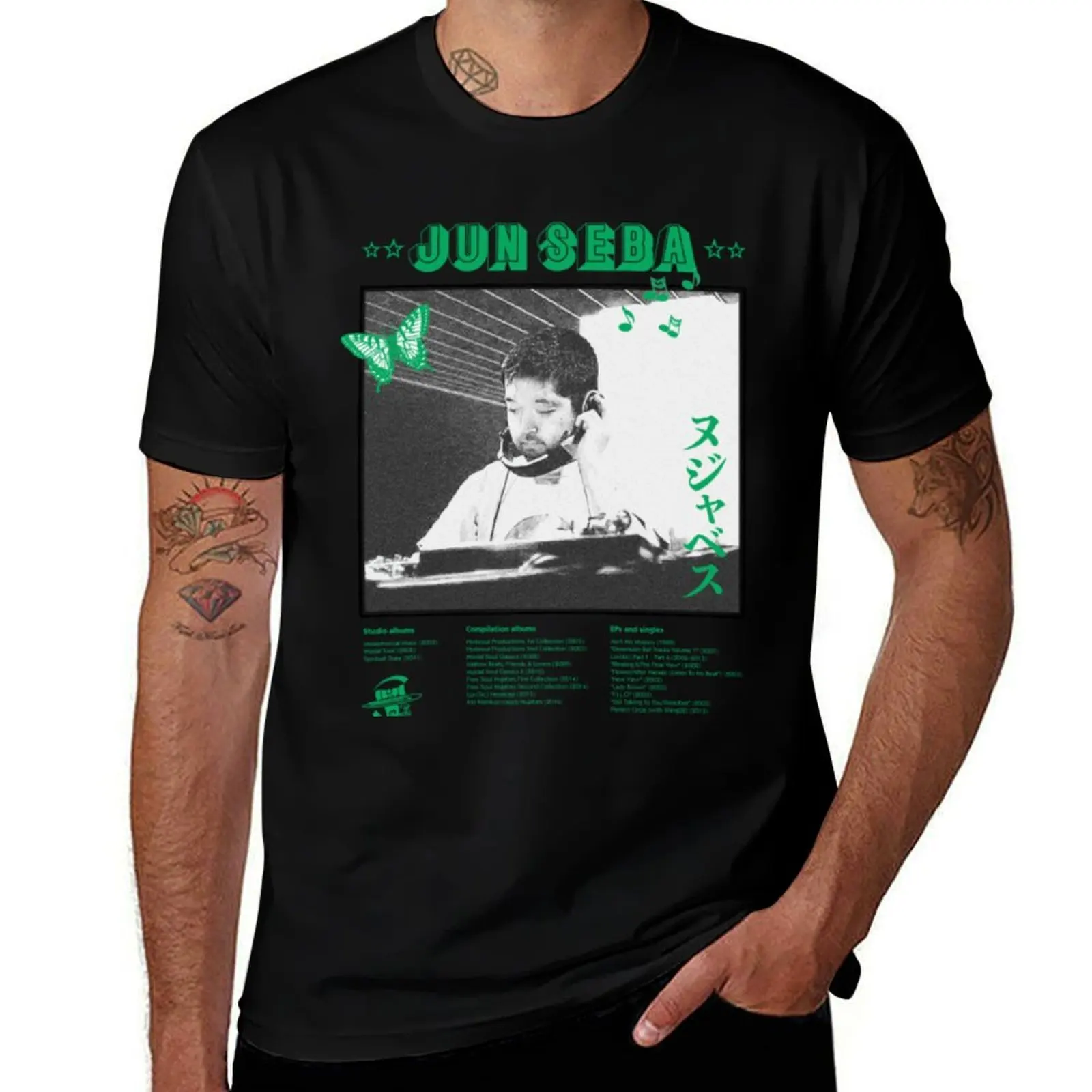 

Nujabes T-Shirt Basic Crew Neck Short Sleeve Top