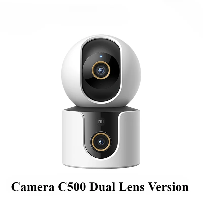 New Xiaomi Smart Camera C500 Dual Lens Version 4MP Security Camera 360° AI Detection Full Color Night Vision WiFi 6 Mi Home APP