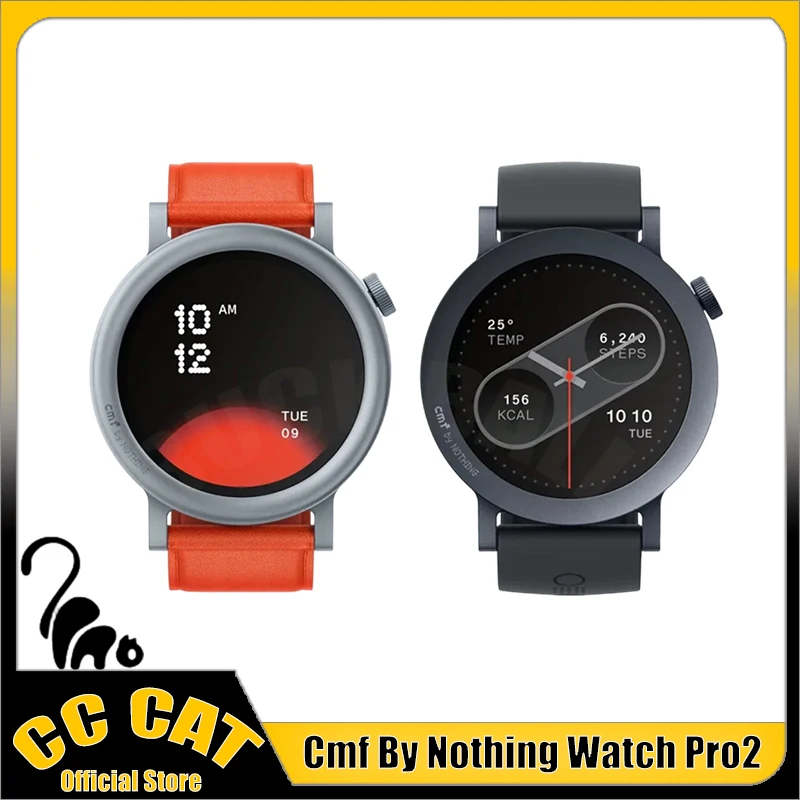 Cmf By Nothing Watch Pro2 Bluetooth Smart Watch Cmf Watchs 1.32 Inch Amoled Screen Waterproof Call Sports Gps Smartwatch For Man