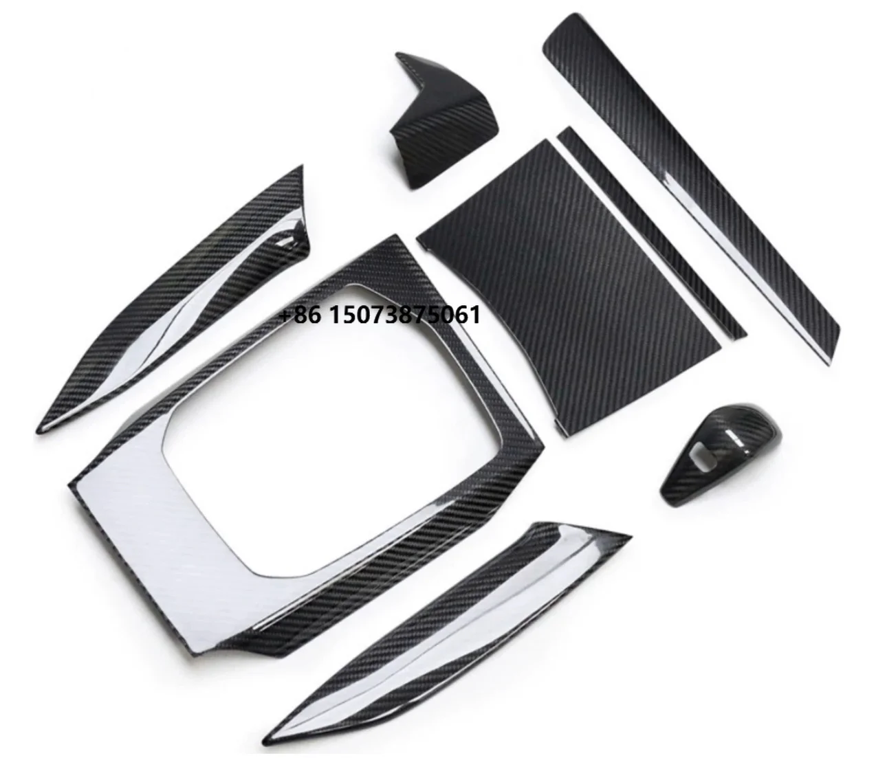 3 4 Series G20 G21 G28 2020 + 100% dry carbon fiber 8 pcs interior with pure carbon fiber interior