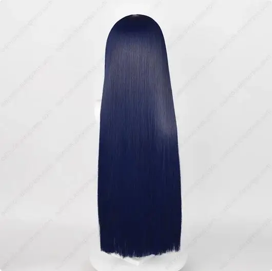 Hinata Hyuga Cosplay Wig 80cm Long Straight Blue Black Wigs Heat Resistant Synthetic Hair Halloween Party