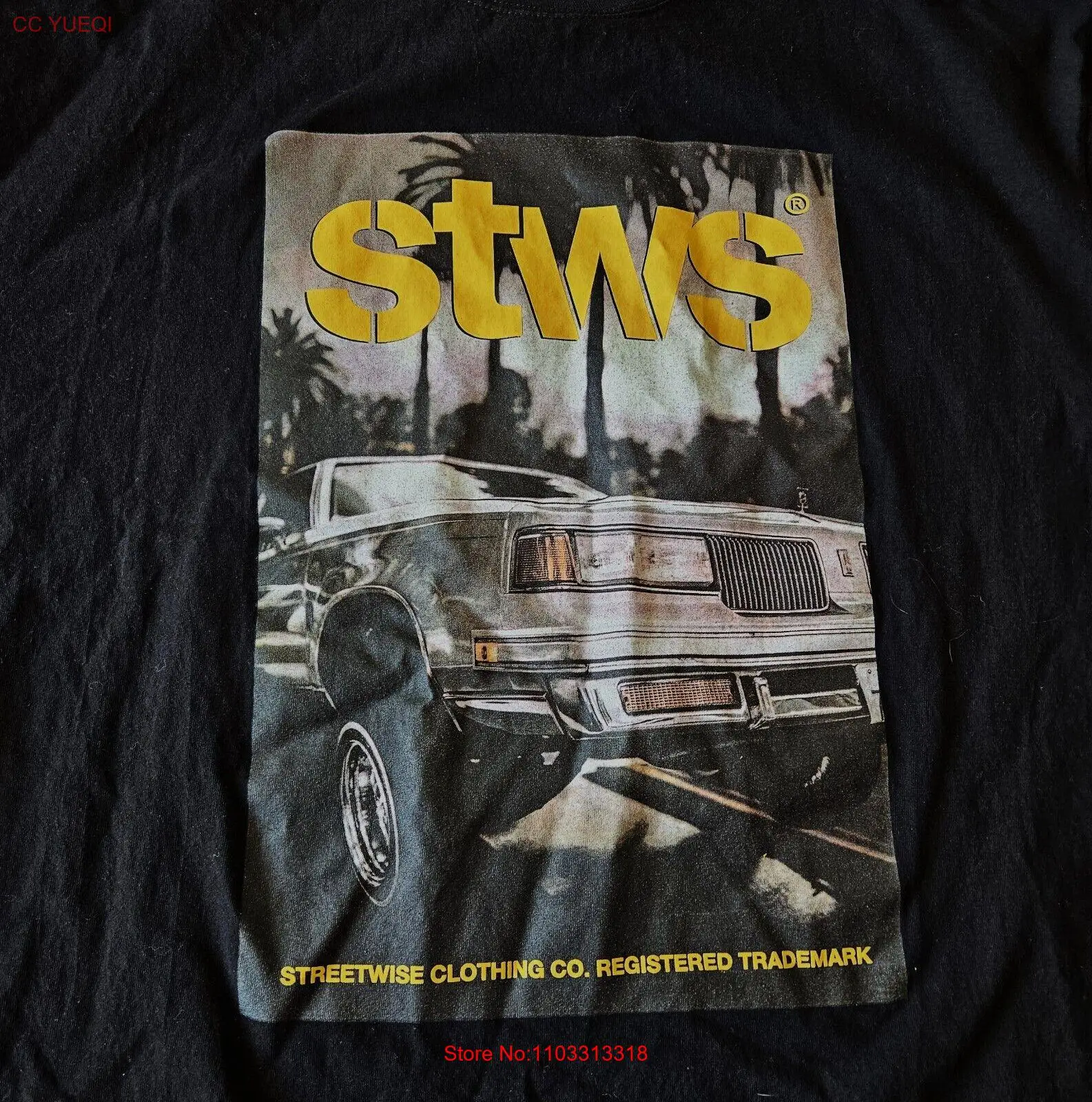 Футболка STWS Streetwise Clothing Co., черная, Размер 3XL