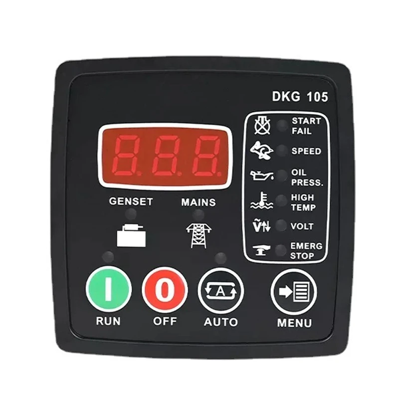 1 Piece Generator Engine Controller Auto Start Stop Engine Controller Module Panel For Gasoline Engine Generator DKG105